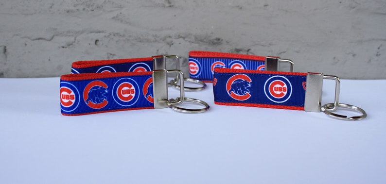 Cubs Inspired Key Fob image 5