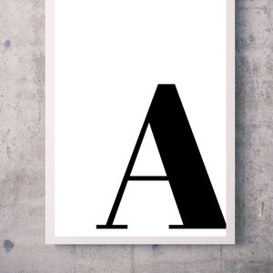 Matrimonio / Letra A / Imprimible / Rústico / Arte de pared / Casa de campo / Dormitorio / Baño / Oficina / Dormitorio / Impresión digital / Impresión descargable
