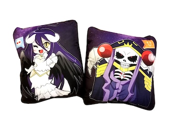 Overlord Lord Ains Albedo Cotton Pillow Plush Cuddle Etsy