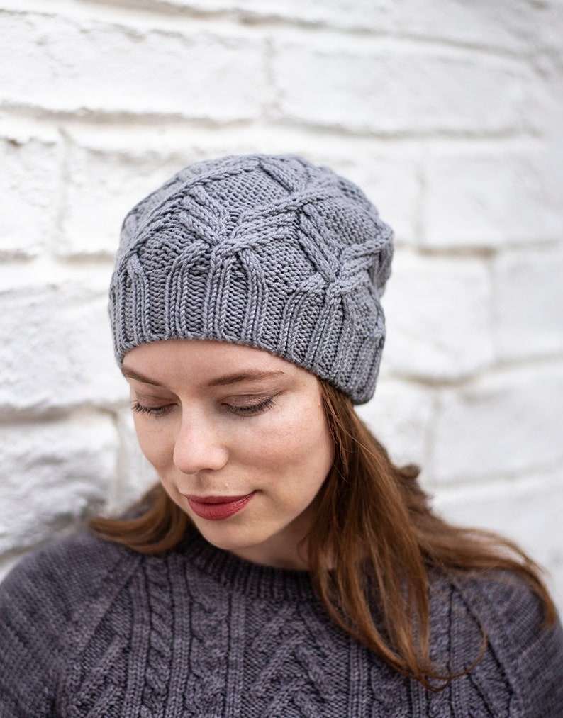INSTANT DOWNLOAD PDF Knitting Pattern for Women Men Aran Hat - Etsy