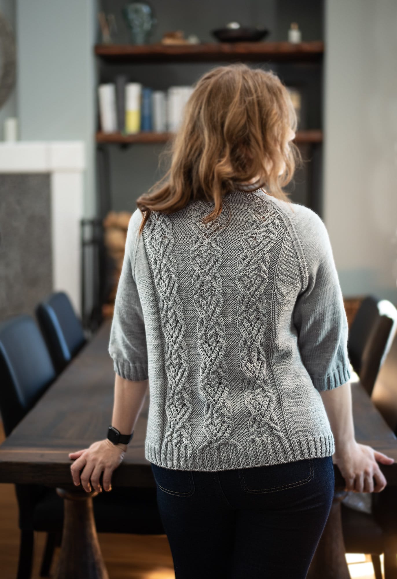 INSTANT DOWNLOAD PDF Knitting Pattern for Women's Sweater Cardigan
