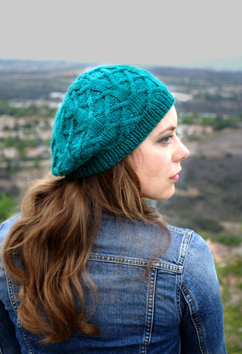 INSTANT DOWNLOAD PDF Knitting Pattern for Women's Aran Hat Etsy