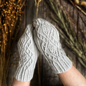 SOFORTIGER DOWNLOAD PDF Strickmuster für gestrickte Armstulpen, Handwärmer, Frauenhandschuhe Sheridan