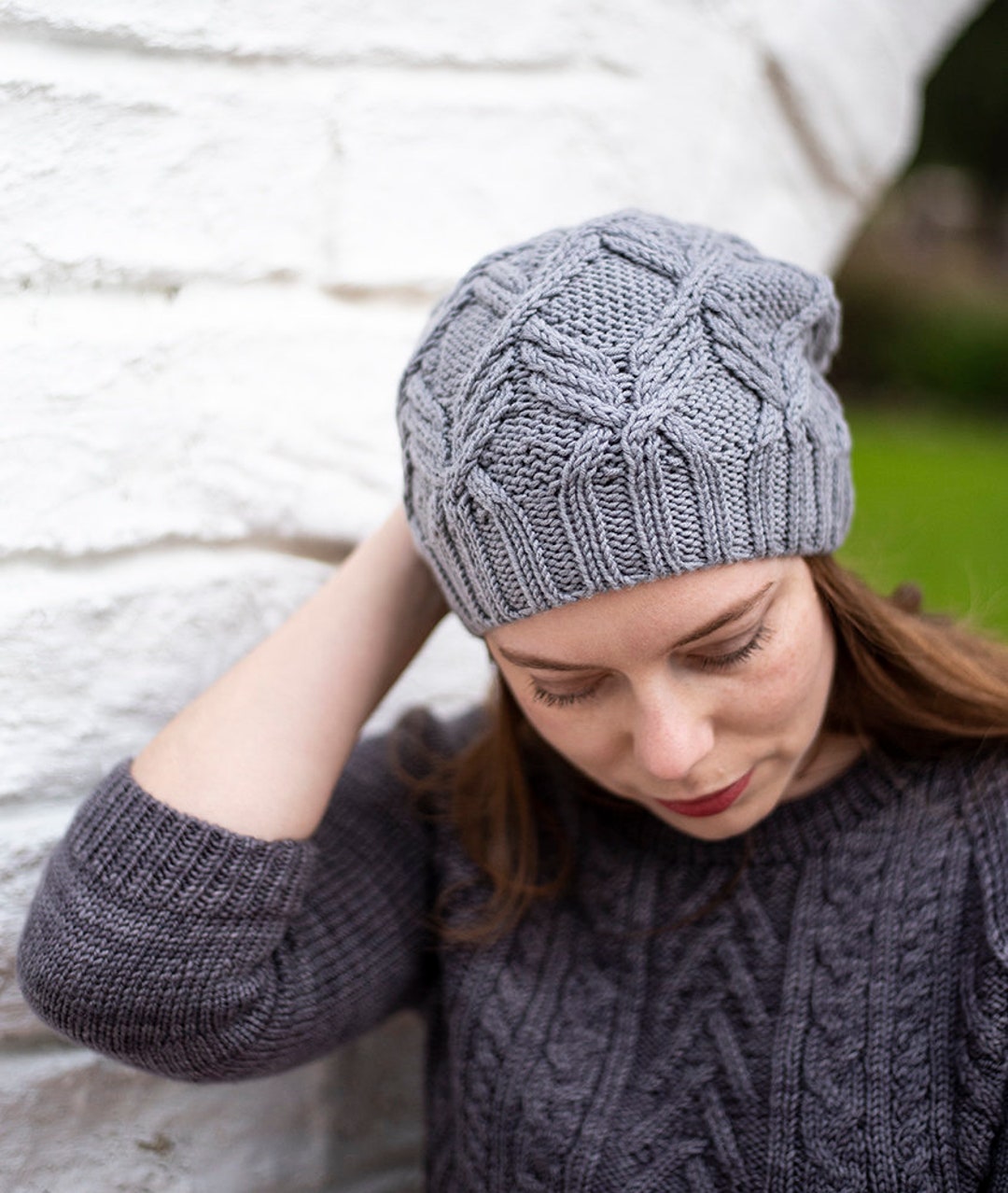 INSTANT DOWNLOAD PDF Knitting Pattern for Women Men Aran Hat With ...