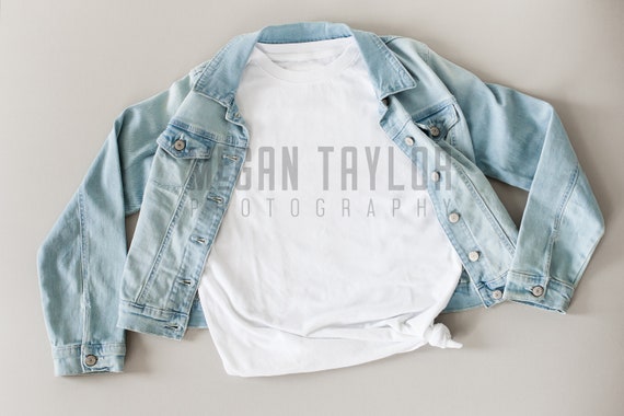 Download Styled Stock Photography Denim Jacket Mockup File Womens Denim Amazing Templates Mockups Free