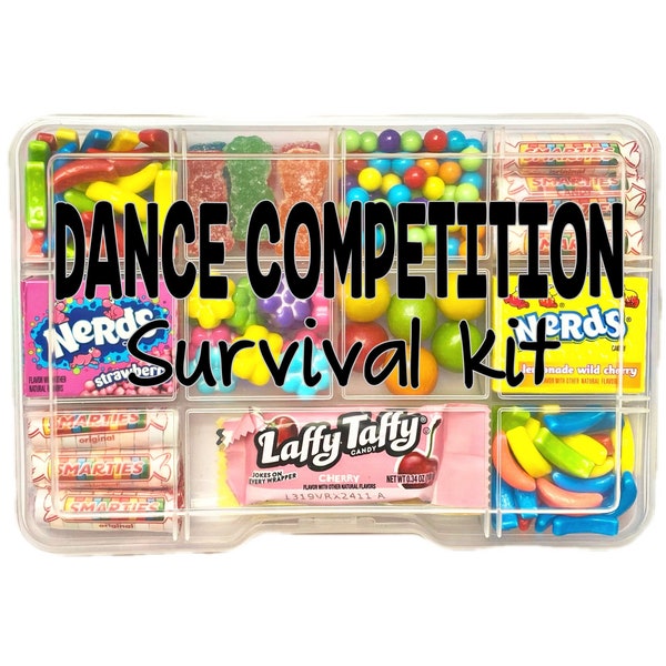 Dance Survival Kit - The perfect gift, thank you, happy birthday, sister, dance, cheer, brother gift | Candy Gift | Sister Gift | Candy Box