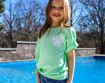 Sale! Cheap Monogrammed shirt monogram unisex tshirt custom personalized shirt short sleeve monogrammed shirt bridal party wedding gift