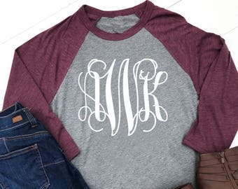 baseball shirts with initials