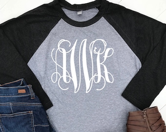 baseball shirts with initials