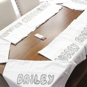 Color me Personalized Pillow Case | Slumber Party | Sleepover Gifts | Sleepover Activity | Party Favor | Craft Project