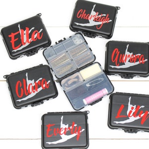 Dance Team Gift - Bobby Pin Case - Mini Hair Kit - Hair Pin Case - Dancer Gift - Dance Competition Gift - Travel Case - Hair Tie Storage