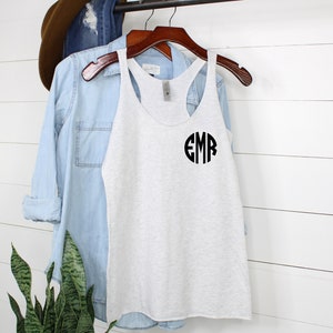 Personalized Ladies Racerback Tank! | Personalized Tanks | Monogrammed Tanks