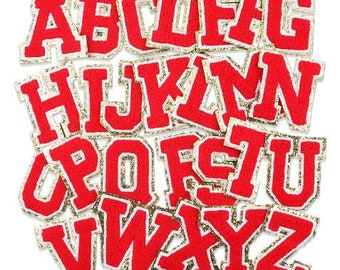3 Inch Chenille patch,chenille letters patch, iron on patch, iron on letters, letters for sweatshirt, letters for hats, patch for jacket