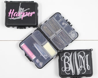 Dance Team Gift - Bobby Pin Case - Mini Hair Kit - Hair Pin Case - Dancer Gift - Dance Competition Gift - Travel Case - Hair Tie Storage