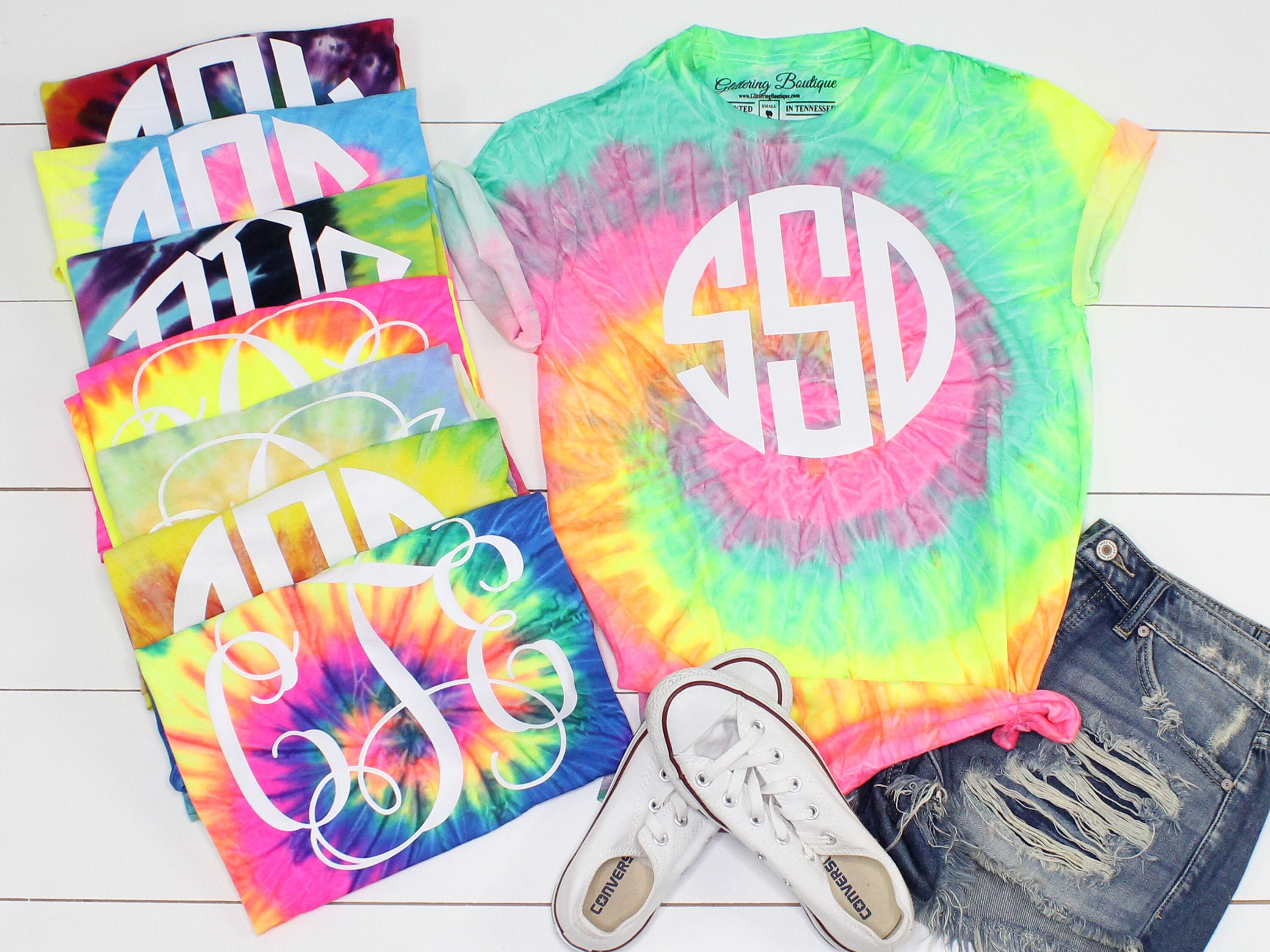 Tie Dye Monogram T-Shirt - Ready-to-Wear 1AC21Z