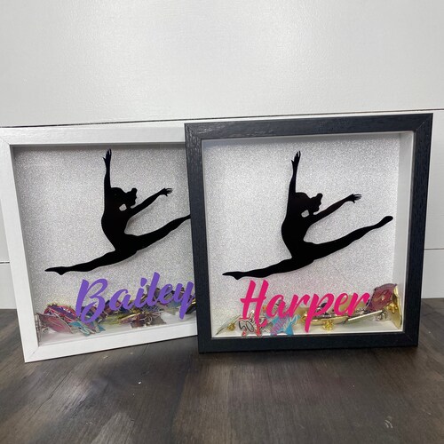 Personalized Dance Shadow Box Competition Pin Holder Etsy
