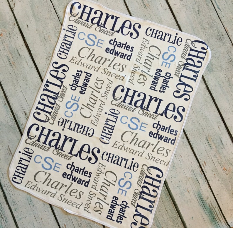 Download Personalized Baby BlanketBaby Name BlanketMonogrammed Baby ...