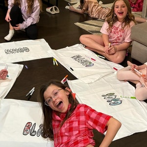 Color me Personalized Pillow Case | Slumber Party | Sleepover Gifts | Sleepover Activity | Party Favor | Craft Project