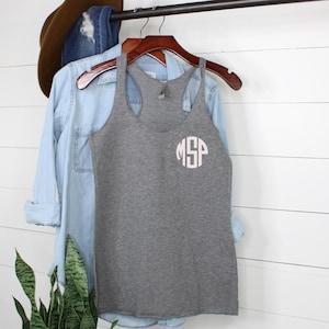 Personalized Ladies Racerback Tank! | Personalized Tanks | Monogrammed Tanks