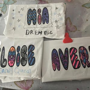 Color me Personalized Pillow Case | Slumber Party | Sleepover Gifts | Sleepover Activity | Party Favor | Craft Project