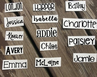 Personalized Name Decal | Custom Decal | Cup Decal | Car Decal | Vinyl Decal | Vinyl Name Decal | Name Decal | Any Word Decal Sticker