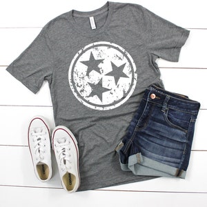 Tennessee TriStar Bella Canvas Shirt Short Sleeve Tee - Over 90 Color choices!