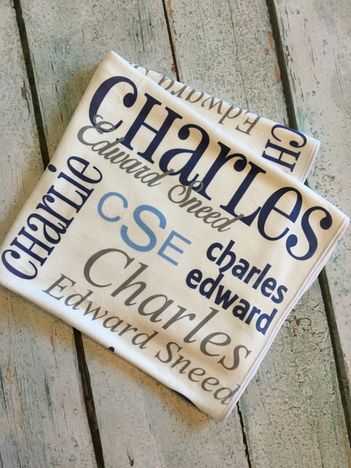 Personalized Baby Blanketbaby Name Blanketmonogrammed Baby Etsy