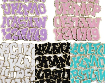 3 Inch Chenille patch,chenille letters patch, iron on patch, iron on letters, letters for sweatshirt, letters for hats, patch for jacket
