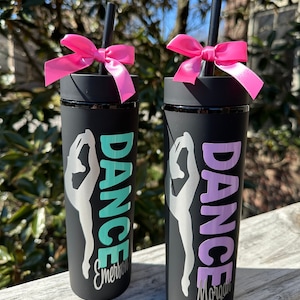 Dance Tumbler, Personalized Dance Gift, Dance Team Gifts, Dance Gifts Personalized, Dance Teacher Gift, Gift for Dancer, Valentine&#39;s Gift