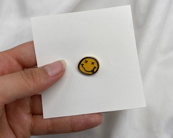Smiley Face Enamel Pin
