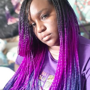 Purple Passion - Pre-twisted Hair/Mini twist/Crochet braiding hair/New crochet hair