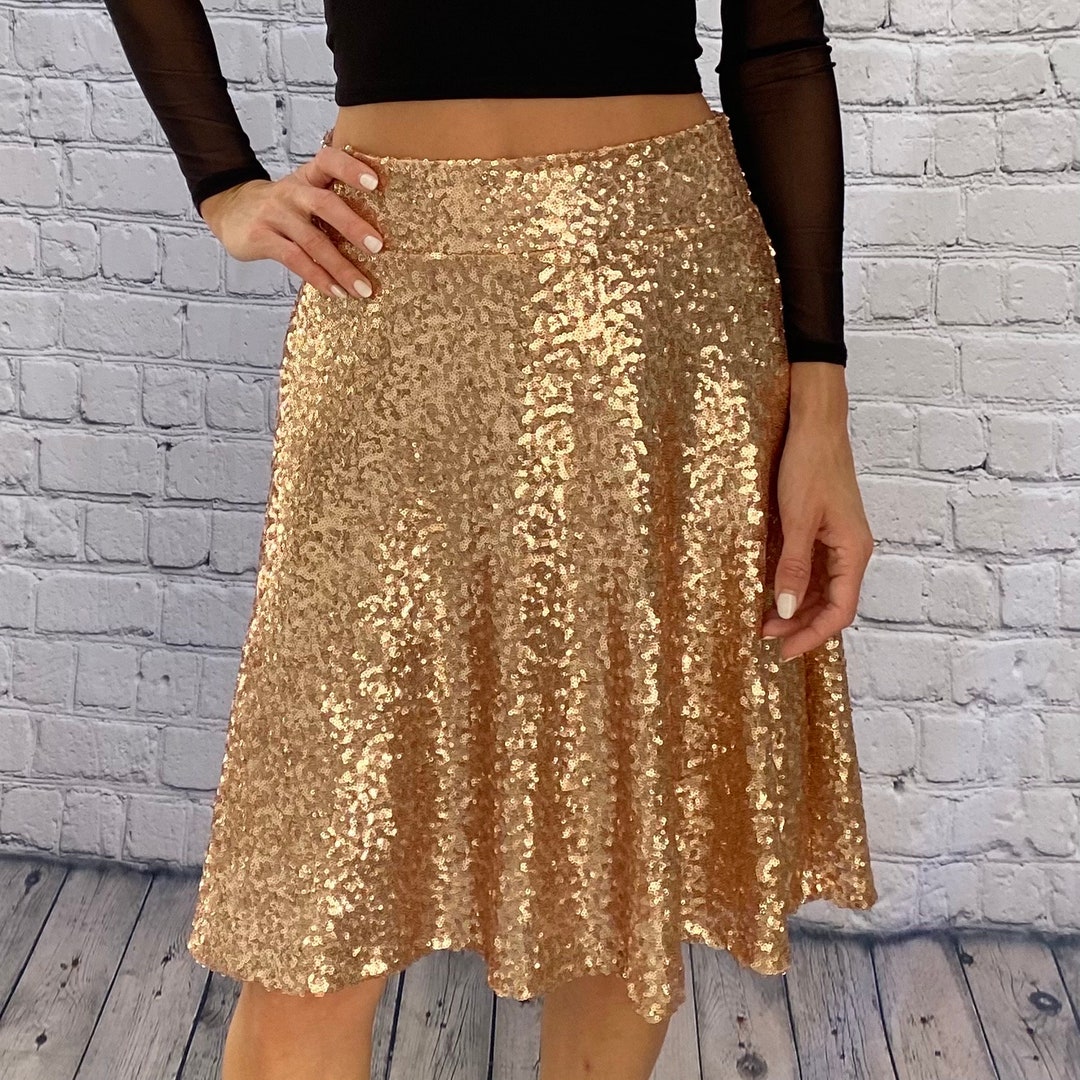 Rich Gold Swirl Skirt