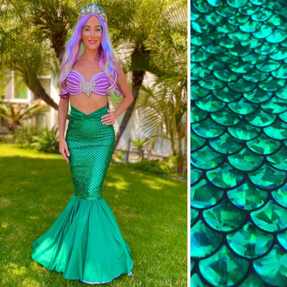 Halloween mermaid skirt hotsell