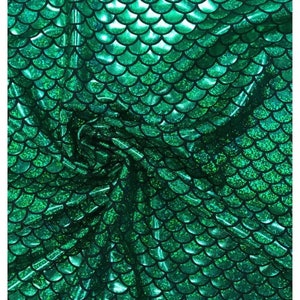 Walkable Green Fish Scale Mermaid Skirt Halloween Costume with Slim Waistband Design image 6