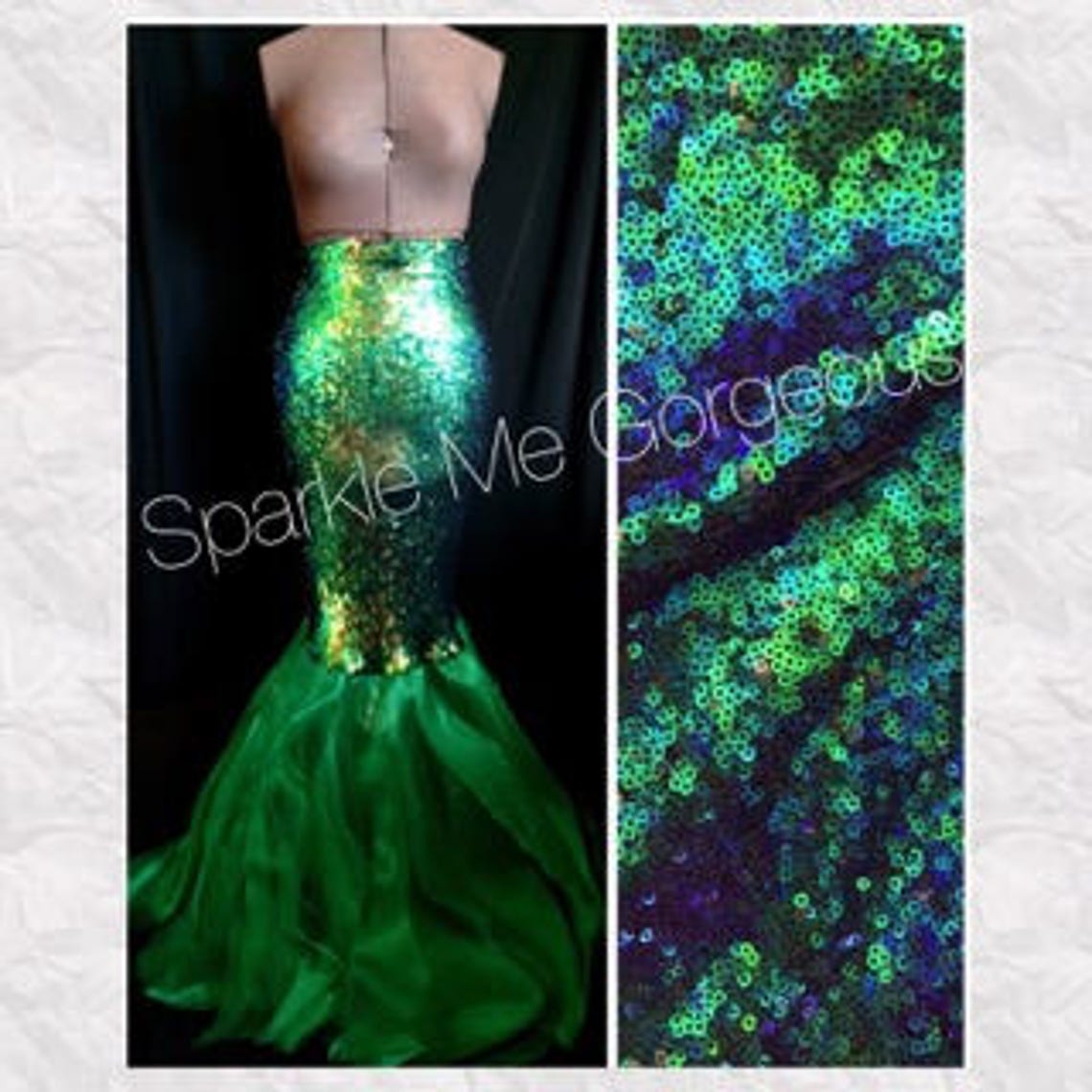 Women Mermaid Costume Green Mermaid Tail Skirt Only Sexy - Etsy