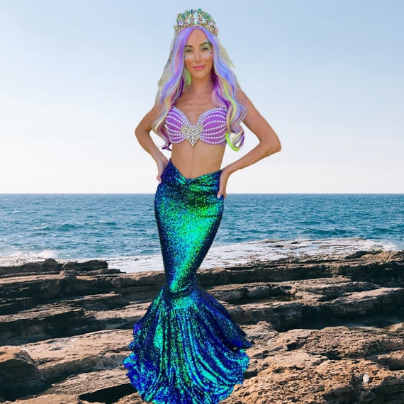 Cola De Sirena Mujer Vestido De Sirena Edhomenn Para Mujer Sin