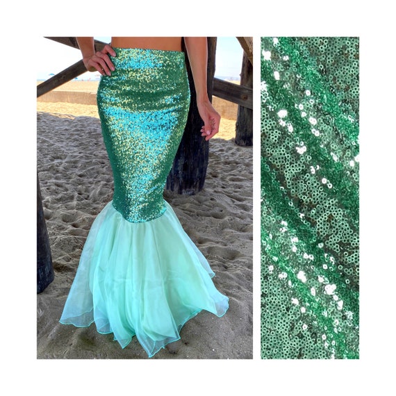 UK Girls Sequins Mermaid Tail Princess Party Long Skirt Halloween Cosplay  Skirts | eBay