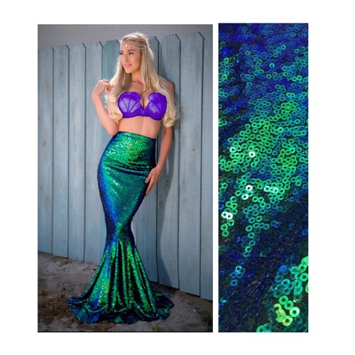 Retro Green Mermaid Skirt NIM0009