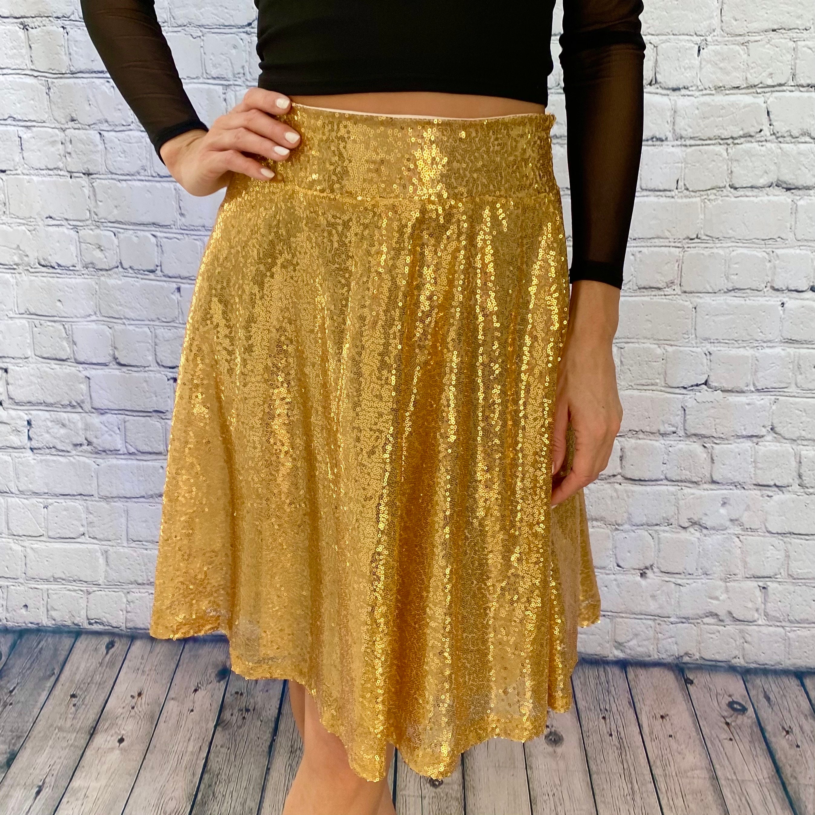 Glitter skater skirt online