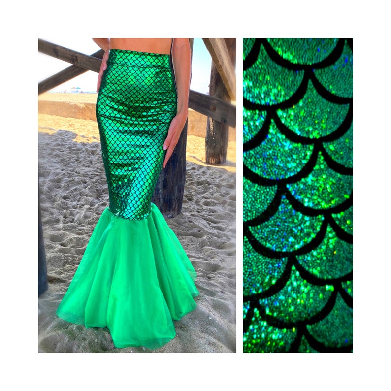 Mermaid Costume Women Ariel Costume Tail Skirt Adult | Etsy