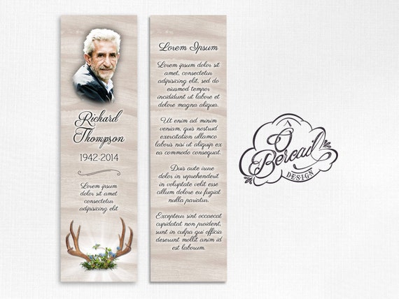 Signet Funeraire En Ligne Pour Chasseur Avec Panache Signet Etsy