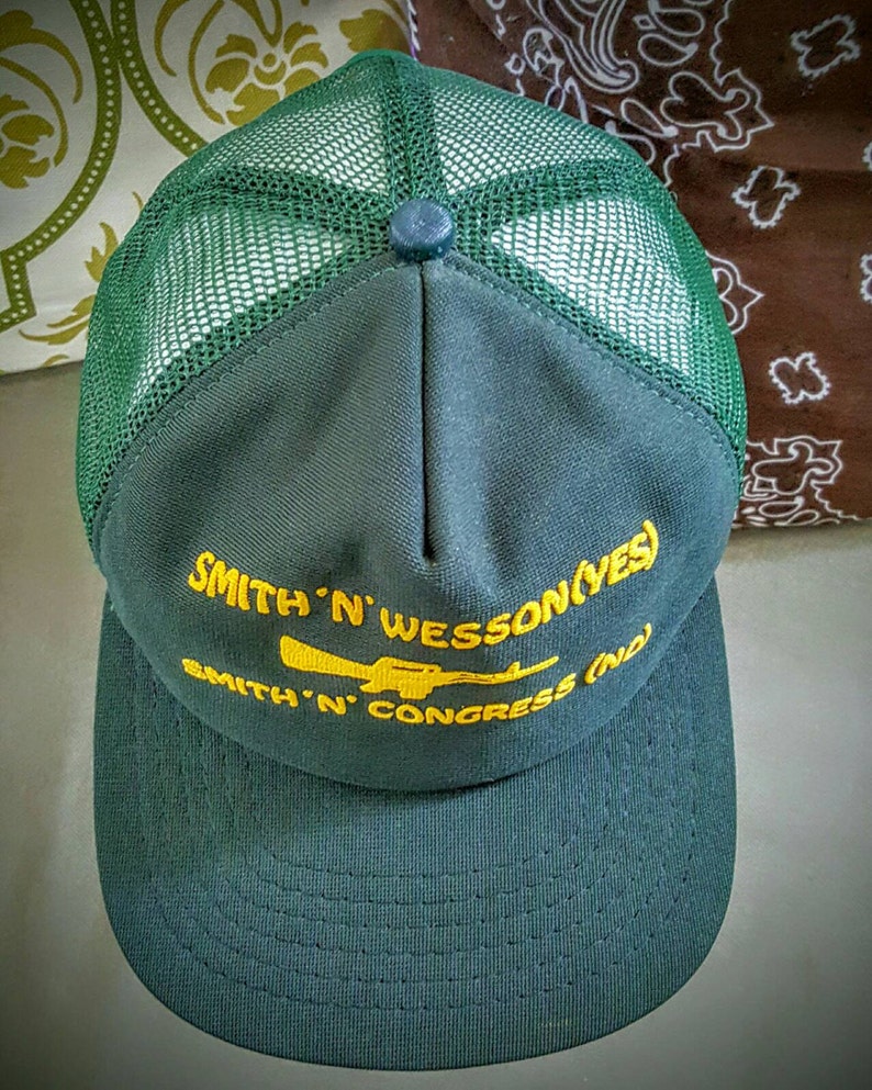 Smith and Wesson Trucker Hat Snapback Hats Vintage Trucker | Etsy