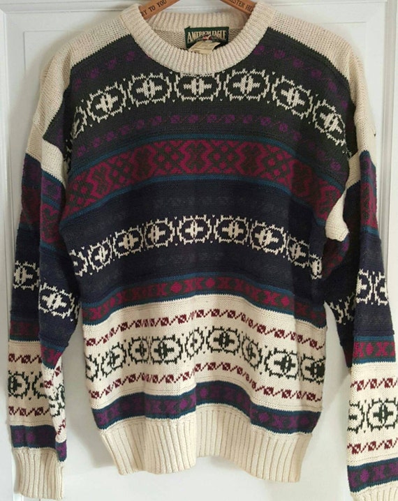 Vintage Knit Sweater, Knit Sweater, Vintage Sweate