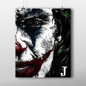 Joker 2019 film film Illustration-hoge kwaliteit a3/a2 afdrukken