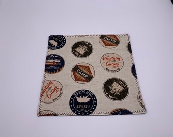 Camping Badge EDC Hank