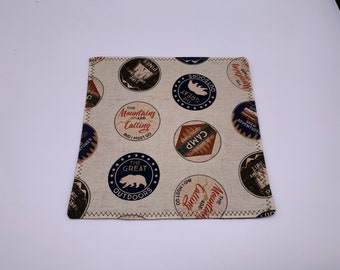 Camping Badge EDC Hank