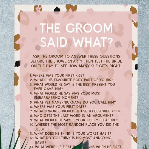 Naughty Bachelorette Game Bridal Shower Games Hens Party Etsy