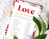 Love Language Game | Bridal Shower Game | Fun Games | Bachelorette Games | Pink | Hen Party Games