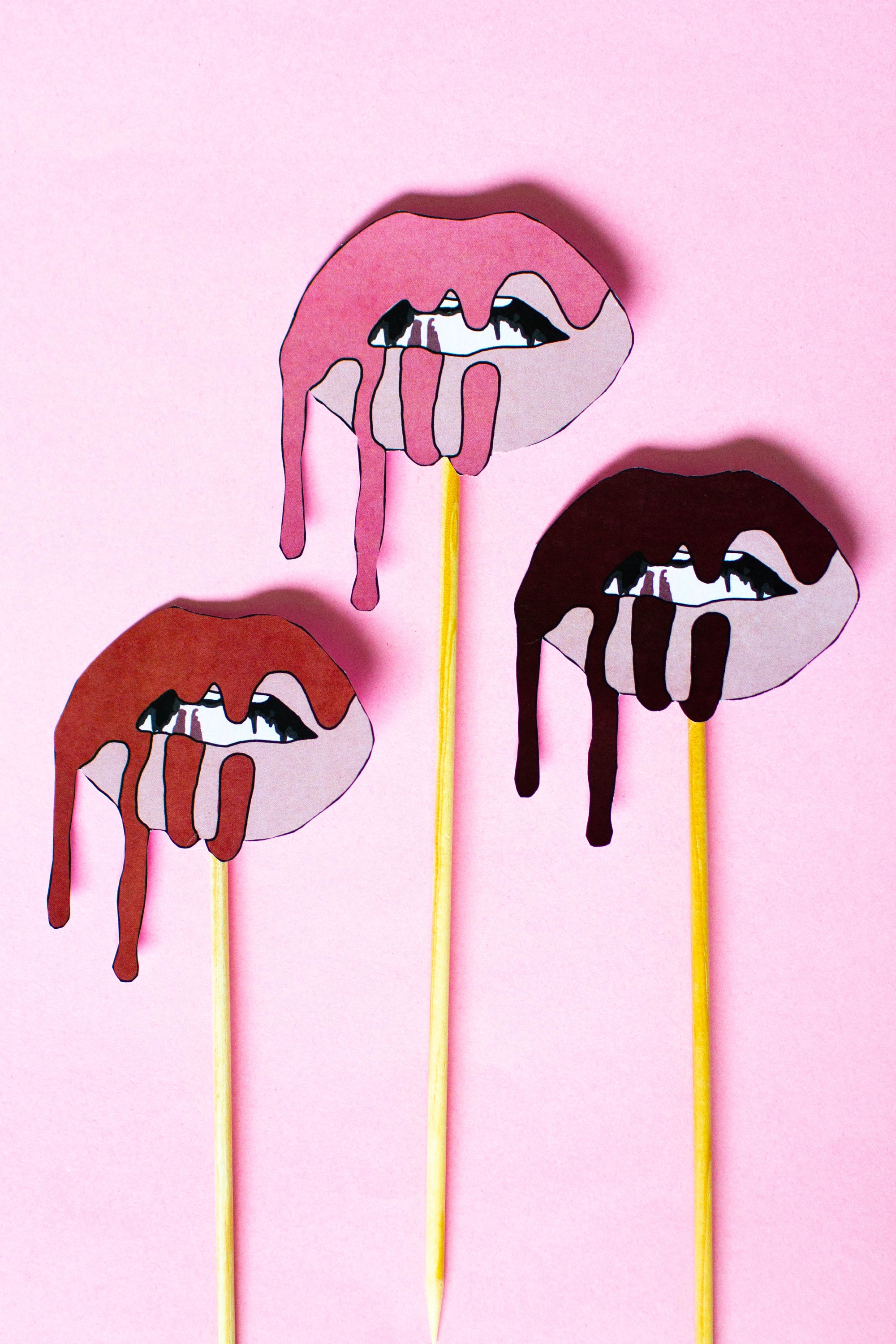 Kardashian Photo Booth Props Wedding Photo Booth Props Bridal Shower Props Hen Party Props Bachelorette Party Props Kim Kylie