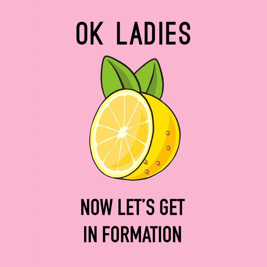 DIGITAL Download BEYONCÉ THEMED Card Lemonade Be My Bridesmaid Card ...